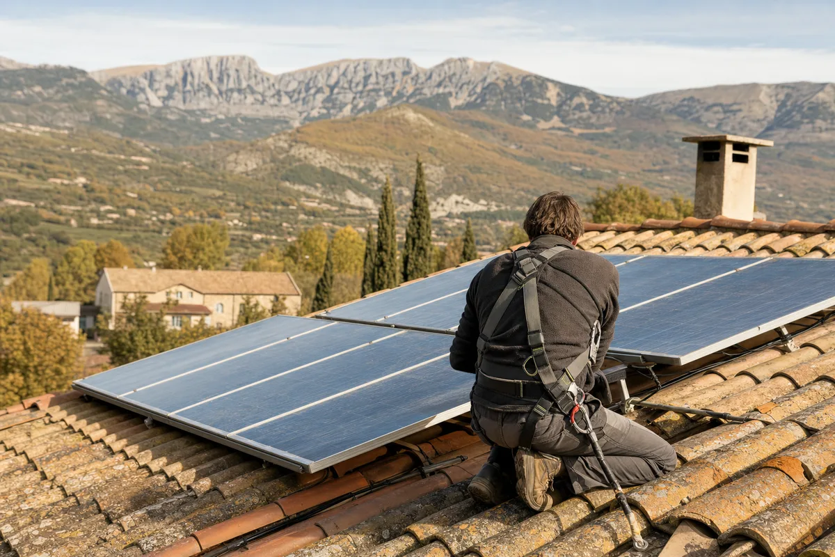 Durée de vie d'une installation solaire dans le Buëch et le pays veynois : le retour des chantiers