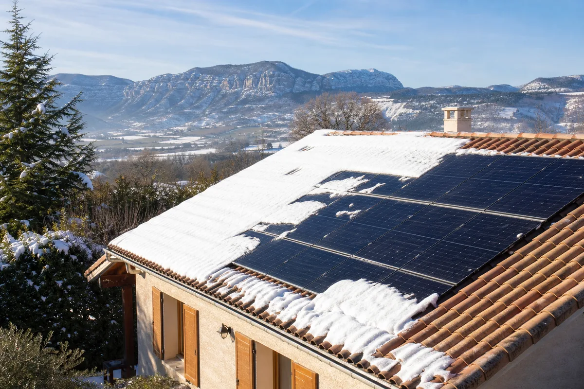 Neige et panneaux solaires à Veynes : ce qu'il faut prévoir dans le Buëch et le pays veynois