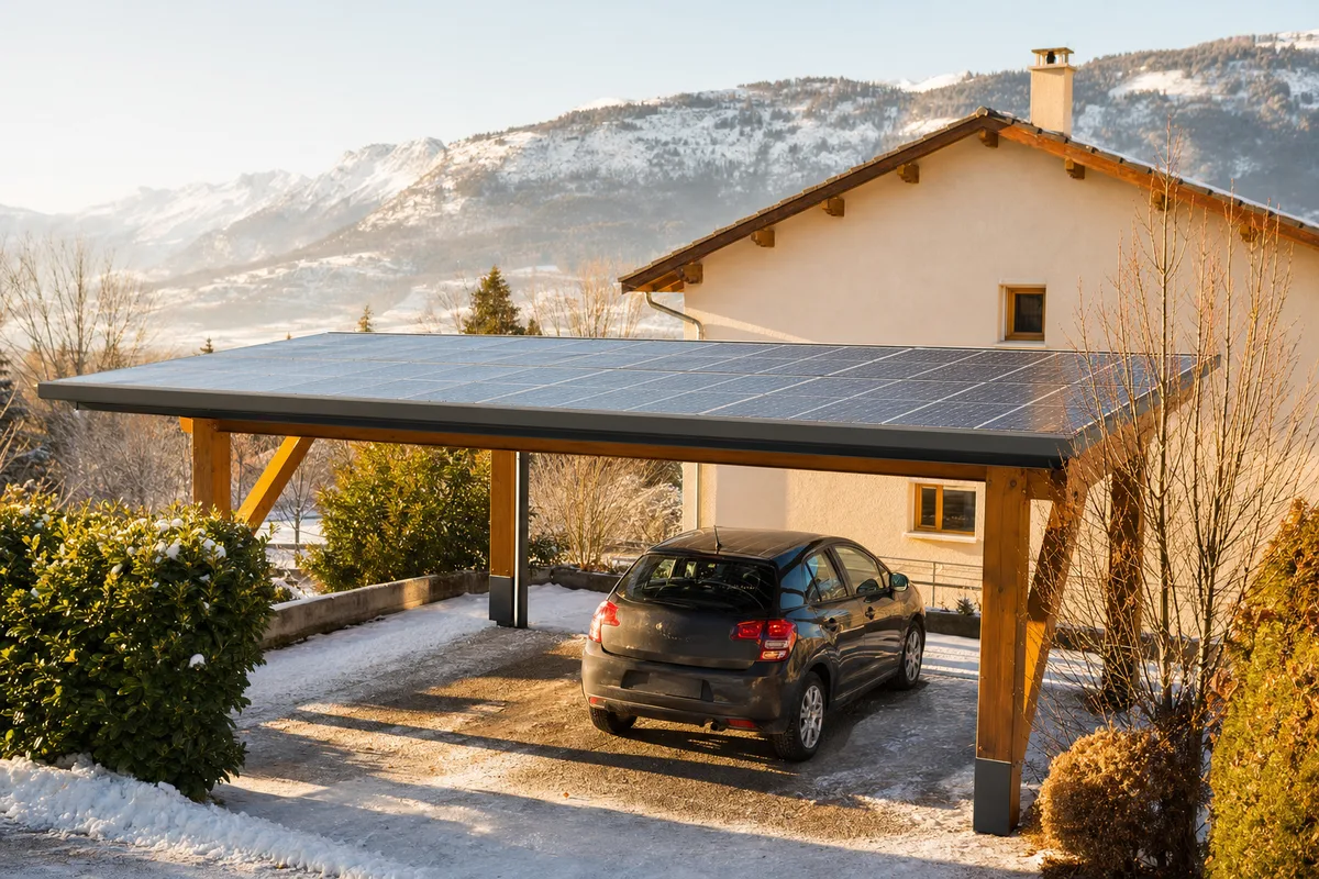 Carport solaire à Veynes