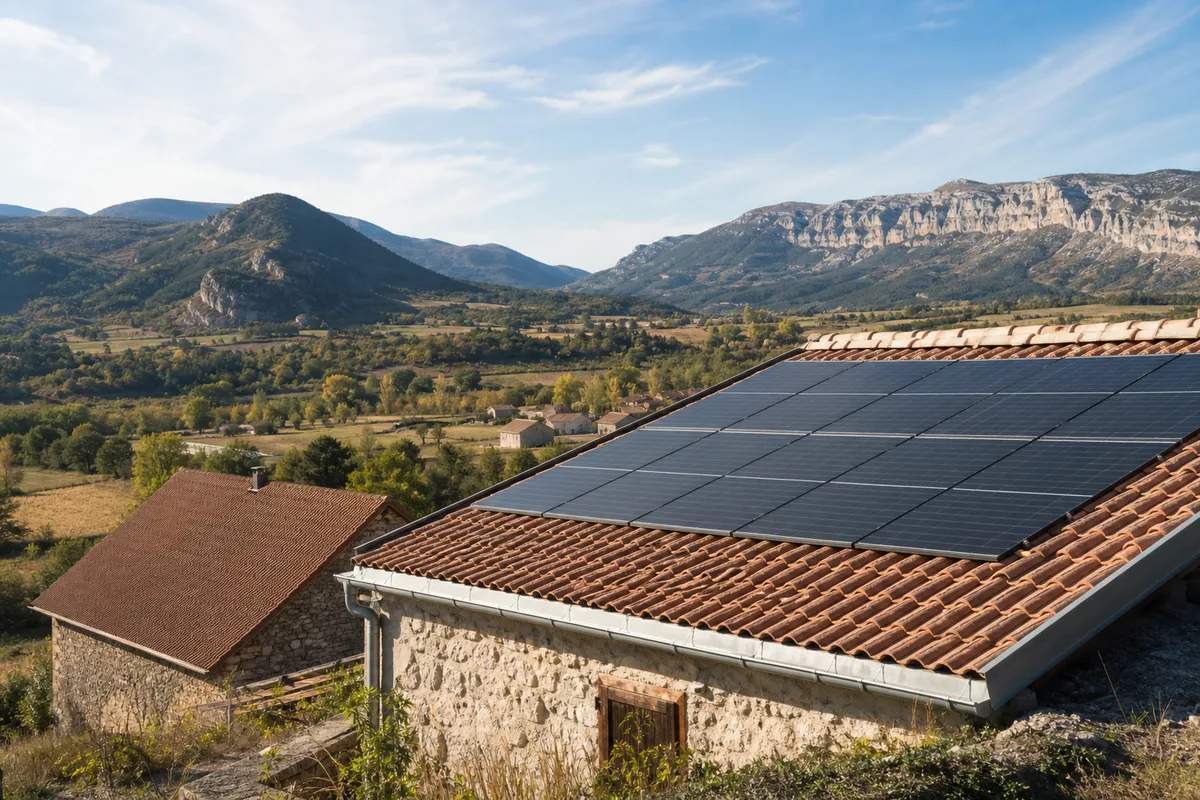 Panneau solaire Châteauneuf-d'Oze (05400) : installation photovoltaïque